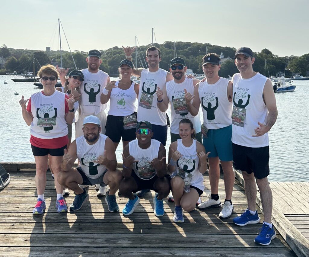 The Willie Fund Charity Team for the 2025 Falmouth Road Race